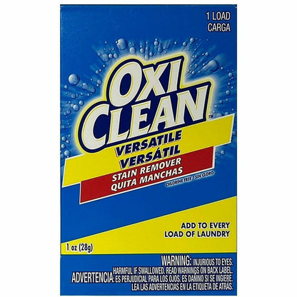 OxiClean Versatile Single-Use Stain Remover - For Multipurpose - Powder - 1 oz (0.06 lb) - Neutral Scent - 1 Loads - 100