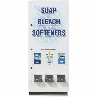 Vend-Rite VendMaster 394 Merchandising Vender - 16.3" Width x 37.8" Depth x 9.5" Height x 37.8" Length - White, Blue - 1