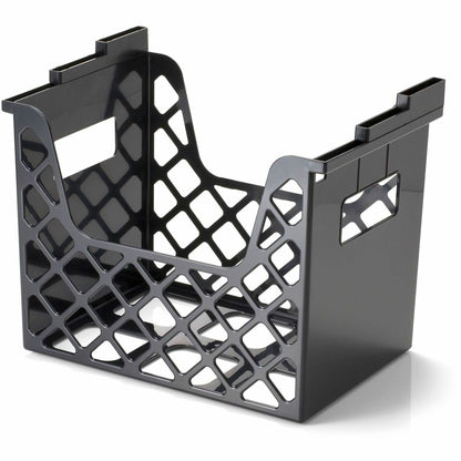Business Source Desktop File Organizer - Desktop - 30% Recycled - Black - 2 / Carton