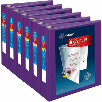 Avery® One Touch Heavy-Duty View Binder - 2" Binder Capacity - Letter - 8 1/2" x 11" Sheet Size - 540 Sheet Capacity - 2