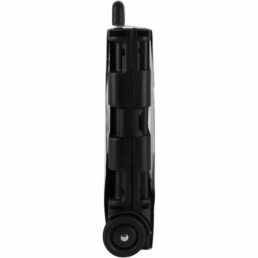 Business Source Stow-and-Go Mobile Storage Crate - Telescopic Handle - 60 lb Load Capacity - 0.06yd³ Volume Capacity - 2