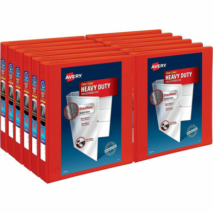 Avery® One Touch Heavy-Duty View Binder - 1" Binder Capacity - 275 Sheet Capacity - 1 2/5" Spine Width - 1" Ring - Faste