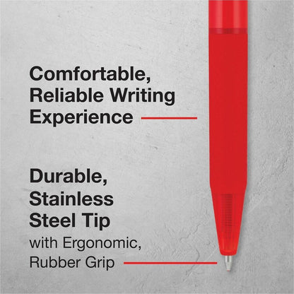 Pilot BP-1 RT Ballpoint Pens - 1.0 mm Pen Point - Retractable - Red Ink - Oil Based - Stainless Steel Tip - Writing, Sch