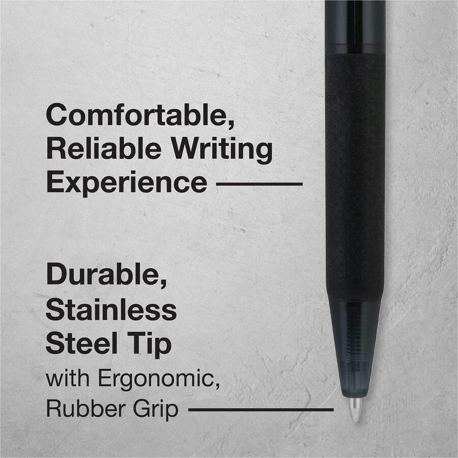 Pilot BP-1 RT Ballpoint Pens - 1.0 mm Pen Point - Retractable - Black Ink - Oil Based - Stainless Steel Tip - Writing, S