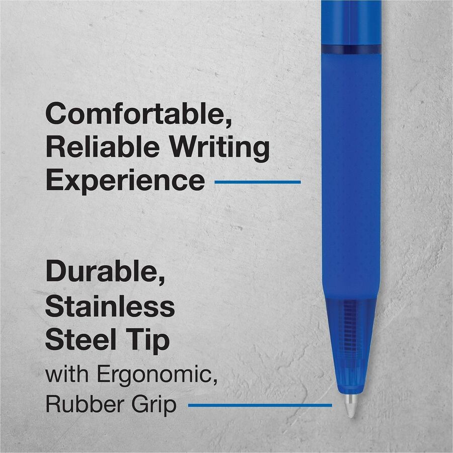 Pilot BP-1 RT Ballpoint Pens - 1.0 mm Pen Point - Retractable - Blue Ink - Oil Based - Stainless Steel Tip - Writing, Sc