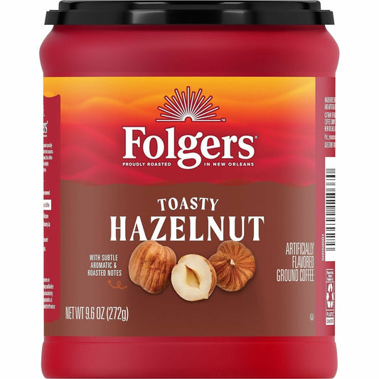 Folgers® Ground Toasty Hazelnut Ground Coffee - Medium - Ground - Toasty Hazelnut - 1 Each