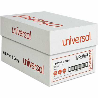 Universal High-Bright Multi-Purpose Paper - Letter - 8 1/2" x 11" - 20 lb Basis Weight - Smooth - High Brightness, Print