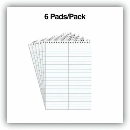 Business Source Green Tint Steno Notebook - 1 Subject(s) - Spiral - Gregg Ruled Red Margin - 16 lb Basis Weight - 6" x 9