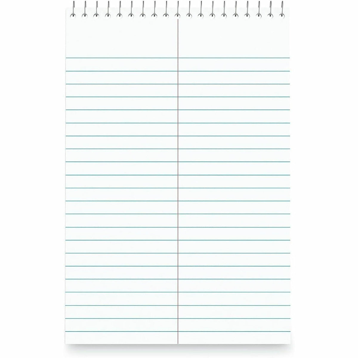Business Source Green Tint Steno Notebook - 1 Subject(s) - Spiral - Gregg Ruled Red Margin - 16 lb Basis Weight - 6" x 9