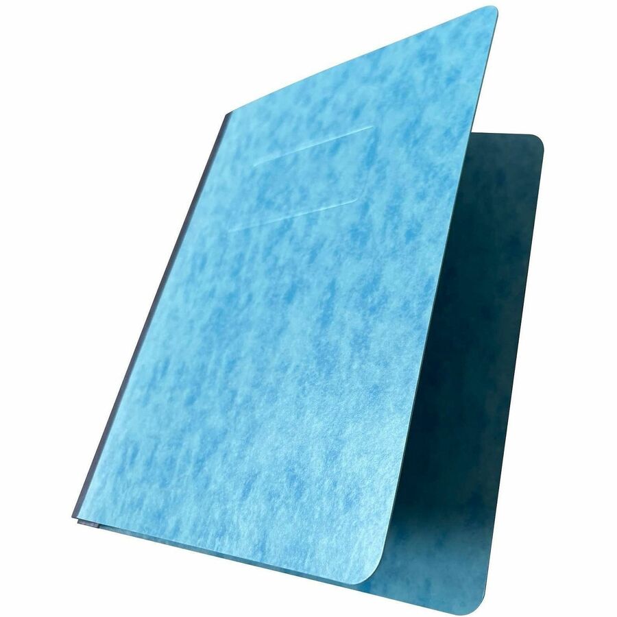 Business Source Letter Report Cover - 3" Folder Capacity - 8 1/2" x 11" - Light Blue - 0% Recycled - 4 / Carton