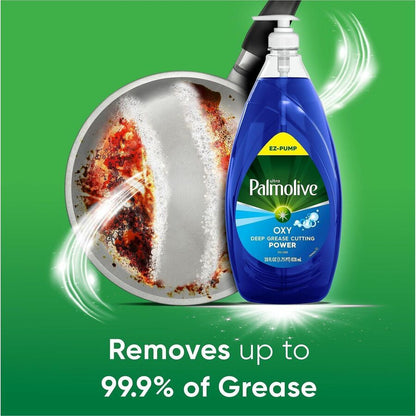 Palmolive Ultra Dish Soap Oxy Degreaser - For Dish, Pot, Pan - Liquid - 28 fl oz (0.9 quart) - 4 / Carton