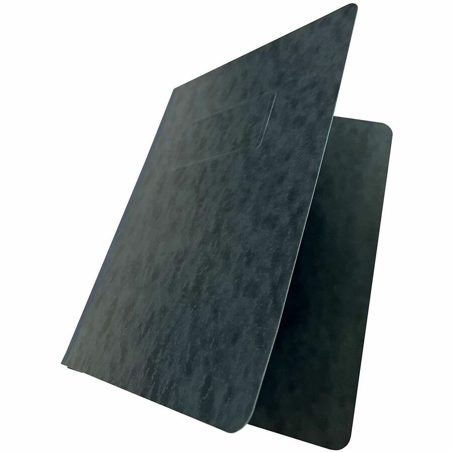 Business Source Letter Report Cover - 3" Folder Capacity - 8 1/2" x 11" - Black - 0% Recycled - 25 / Box