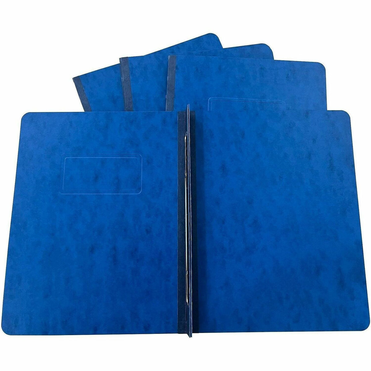 Business Source Letter Report Cover - 3" Folder Capacity - 8 1/2" x 11" - Dark Blue - 0% Recycled - 4 / Carton