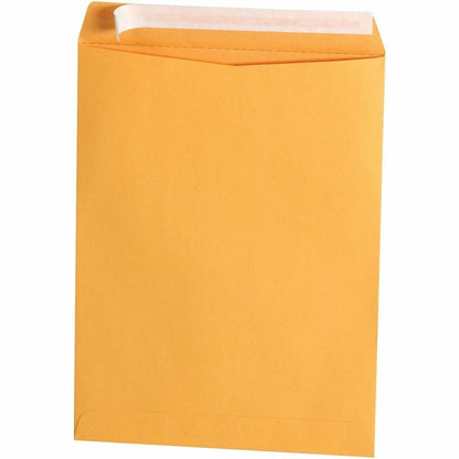 Business Source Kraft Peel-and-Stick Catalog Envelopes - Catalog - 9" Width x 12" Length - Peel & Stick - Brown - Kraft 