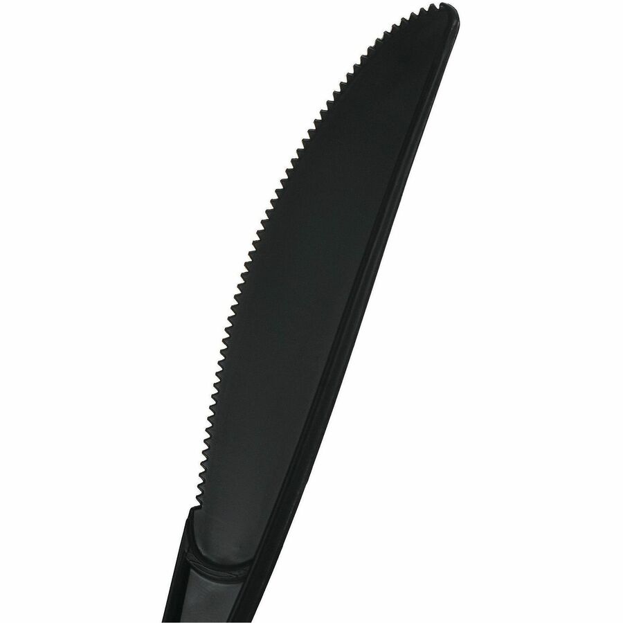 Genuine Joe Heavy-Weight Polypropylene Cutlery - Cutlery Set - Fork - Knife - Food, Cafeteria - Disposable - Polypropyle