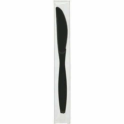Genuine Joe Heavy-Weight Polypropylene Cutlery - Cutlery Set - Fork - Knife - Food, Cafeteria - Disposable - Polypropyle