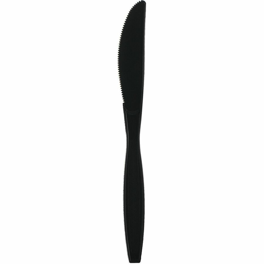 Genuine Joe Heavy-Weight Polypropylene Cutlery - Cutlery Set - Fork - Knife - Food, Cafeteria - Disposable - Polypropyle