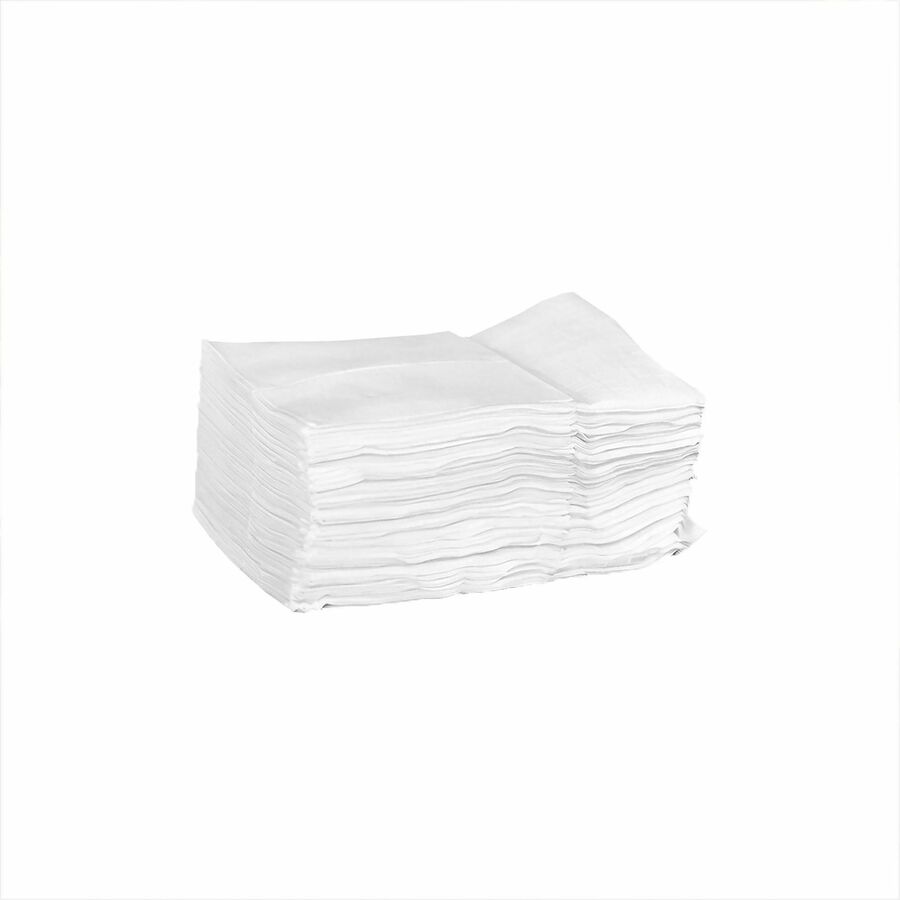 Genuine Joe Low-Fold Dispenser Napkins - Low-fold - White - 1 Carton