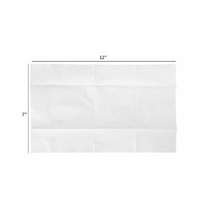 Genuine Joe Low-Fold Dispenser Napkins - Low-fold - White - 1 Carton