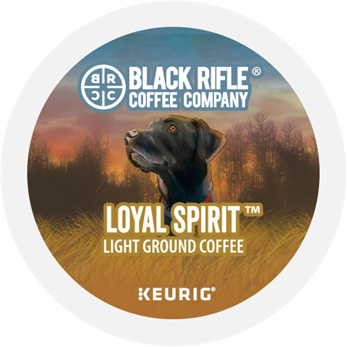 Black Rifle K-Cup, Pod Loyal Spirit Coffee - Compatible with Keurig Brewer - Light - K-Cup, Pod - Loyal Spirit - 22 Boxe