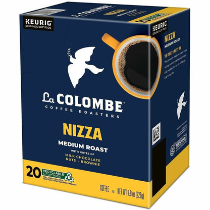 La Colombe K-Cup Nizza Coffee - Compatible with Keurig Brewer - Medium - K-Cup - Nizza - Kosher - 20 / Box