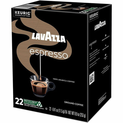 Lavazza K-Cup Espresso Italiano Coffee - Compatible with Keurig Brewer - Medium - K-Cup - Italian Espresso - Kosher - 22