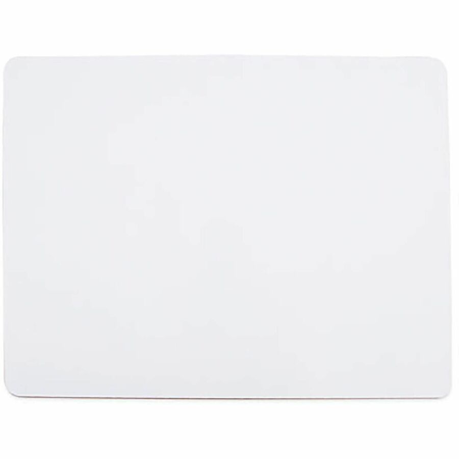 Lorell Double-Sided Dry-Erase Lap Boards - White Hardboard, Melamine Surface - Lap - Wipeable - 6 / Pack