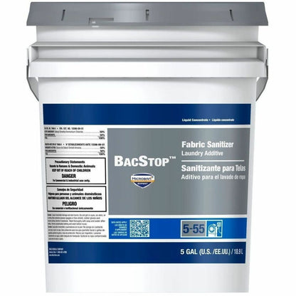 BacStop Fabric Sanitizer - For Fabric, Healthcare, Laundry, Garment - Concentrate - Liquid - 640 fl oz (20 quart) - 1 Ca