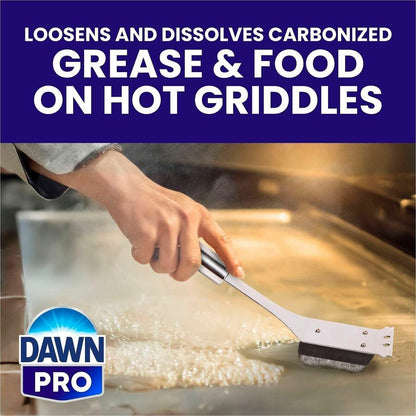 Dawn Pro Hi-Temp Grill Cleaner - For Grill, Kitchen, Commercial - 1 quart - Non-corrosive - Yellow - 6 / Carton