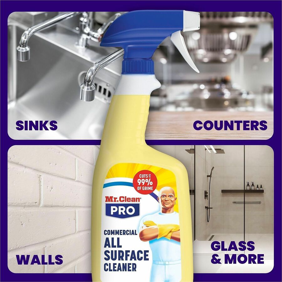 Mr. Clean PRO All-Surface Cleaner - For Multi Surface, Multipurpose - Ready-To-Use - Liquid - 32 fl oz (1 quart) - 6 / C