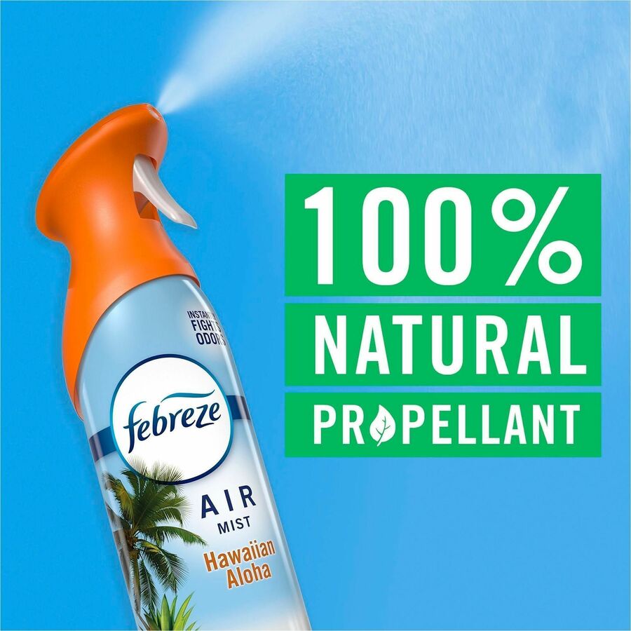 Febreze Air Mist Air Freshener Spray - Spray - 8.1 fl oz (0.3 quart) - Hawaiian Aloha - Odor Neutralizer, Long Lasting -