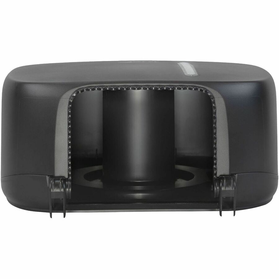 San Jamar <p>Timeless Single JBT Tissue Dispenser</p> - 11.2" Height x 10.7" Width x 4.8" Depth - Plastic - Black - 1 Ea