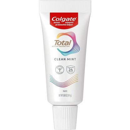 Palmolive Travel-Size Fluoride Toothpaste - White, Clean Mint - 24 / Carton