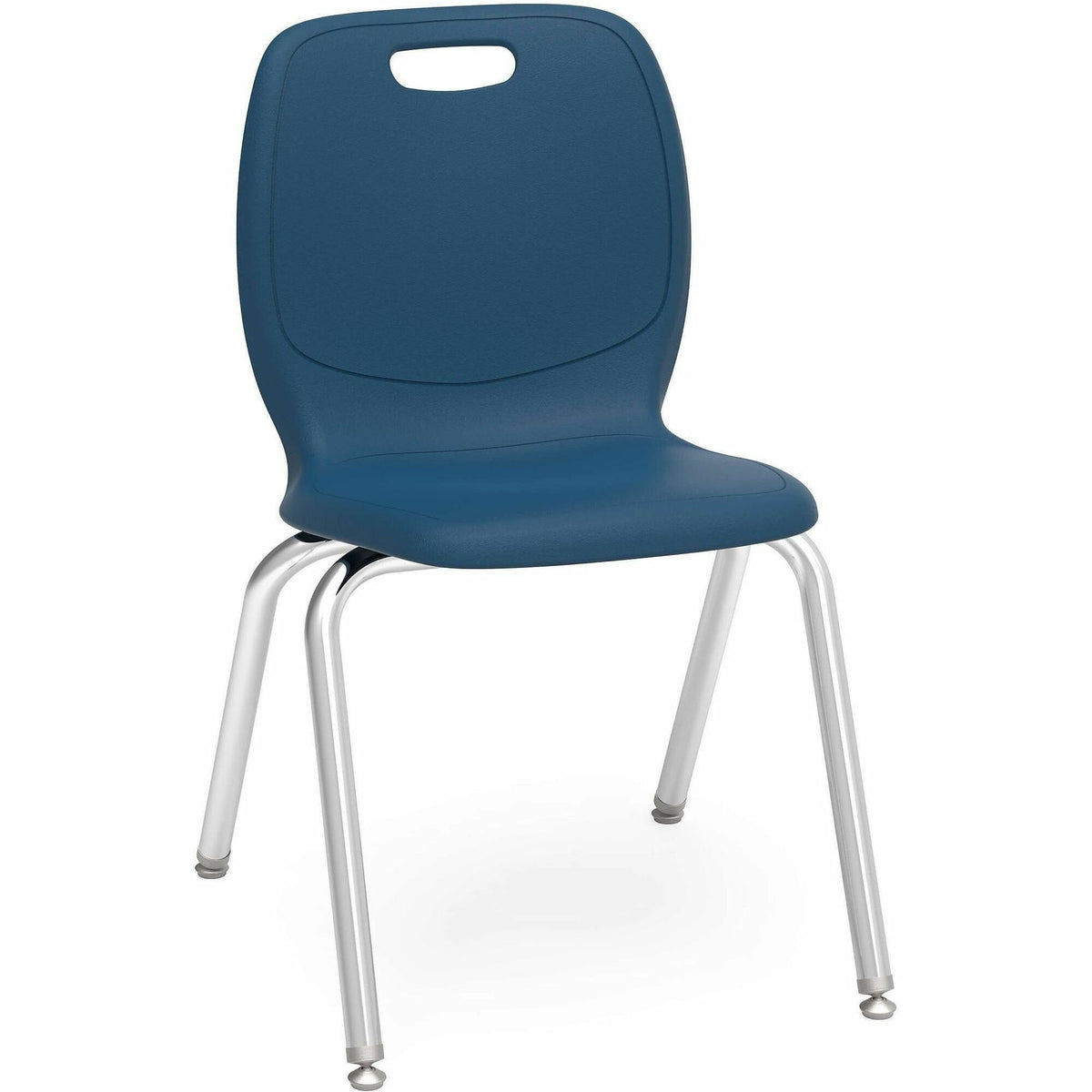 Lorell League 18" Seat Student Stacking Chairs - 30" Height x 18.8" Width x 20.5" Depth - Material: Polypropylene - Fini