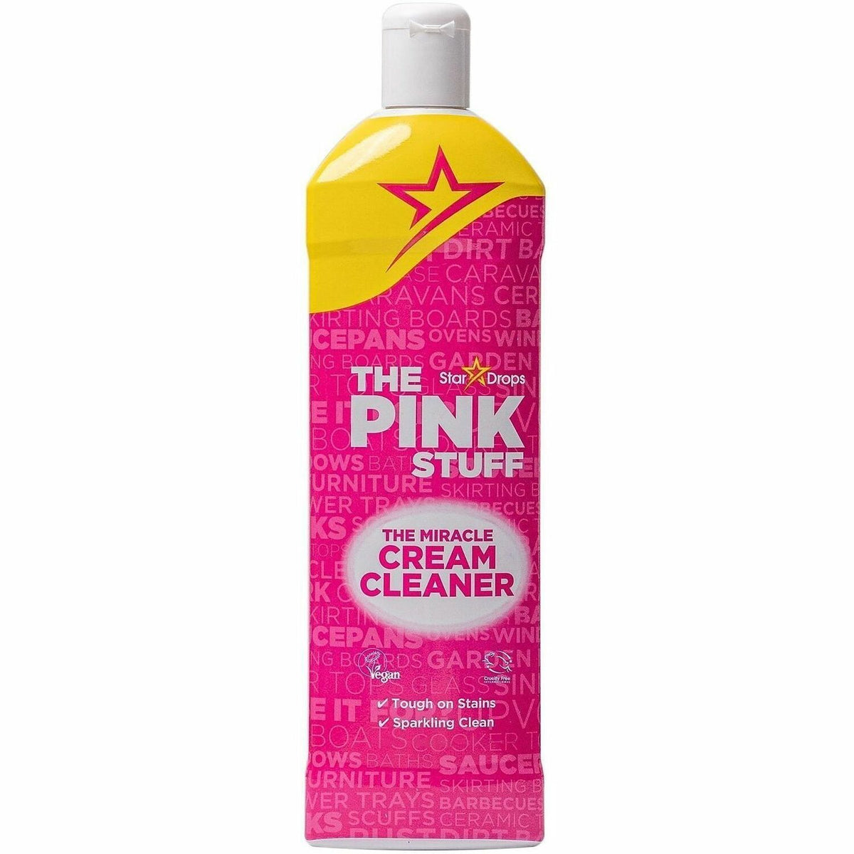 The Pink Stuff Cream Cleaner - For Multi Surface, Multipurpose - Cleaning Cream, Liquid - 16.9 fl oz (0.5 quart) - 12 / 