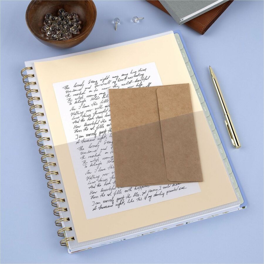 Cambridge Leah Bisch Weekly Monthly Planner - Weekly, Monthly - 12 Month - January 2027 to December 2027 - Letter - 8 1/
