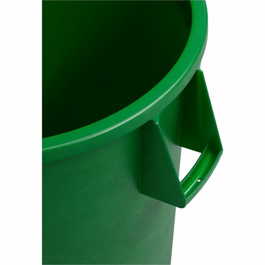 Sparta Bronco Round Waste Containers - Open Top - 44 gal Capacity - Round - Manual - For Food Service - 1 Each