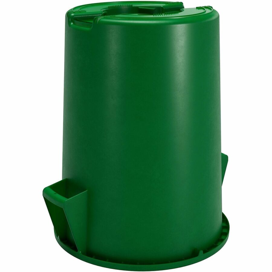 Sparta Bronco Round Waste Containers - Open Top - 44 gal Capacity - Round - Manual - For Food Service - 3 / Carton