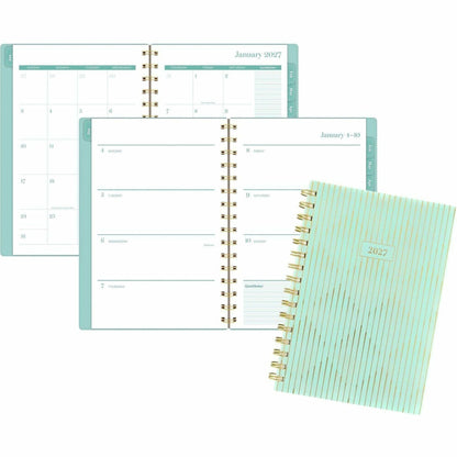 Cambridge Glimmer Weekly/Monthly Planner - Monthly, Weekly - 12 Month - January 2027 to December 2027 - 5 1/2" x 8 1/2" 