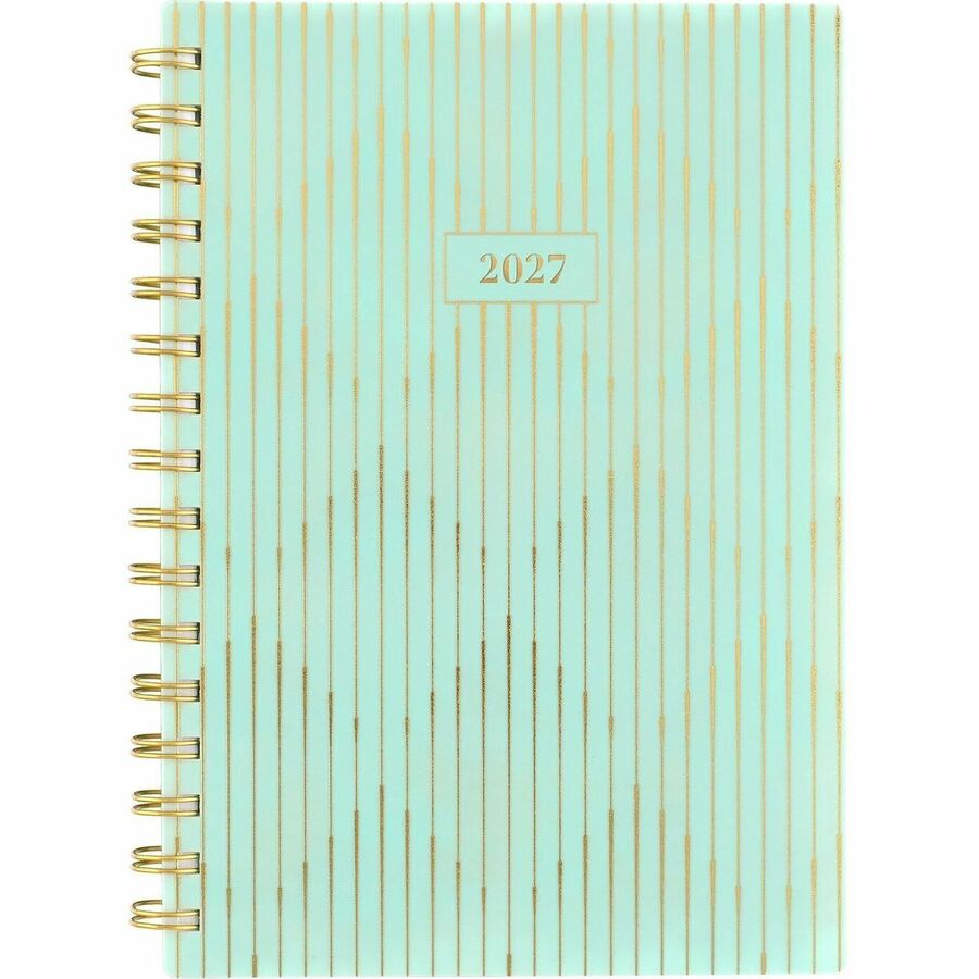 Cambridge Glimmer Weekly/Monthly Planner - Monthly, Weekly - 12 Month - January 2027 to December 2027 - 5 1/2" x 8 1/2" 