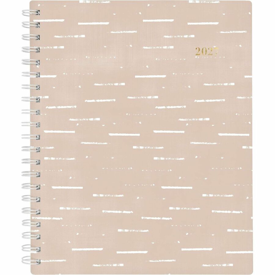 Cambridge Desert Grain Weekly/Monthly Planner - Monthly, Weekly - 12 Month - January 2027 to December 2027 - Letter - 8 