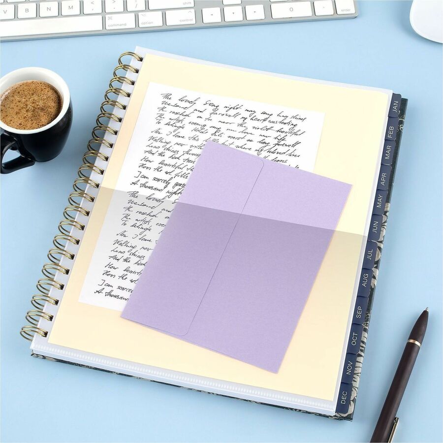 Cambridge Denim Blooms Monthly Planner - Monthly - 12 Month - January 2027 to December 2027 - Letter - 8 1/2" x 11" Shee