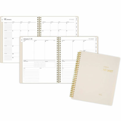 Cambridge WorkStyle Focus Planner - Weekly, Monthly - 12 Month - January 2027 to December 2027 - 7" x 8 3/4" Sheet Size 