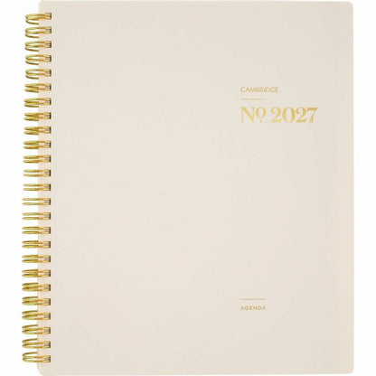 Cambridge WorkStyle Focus Planner - Weekly, Monthly - 12 Month - January 2027 to December 2027 - 7" x 8 3/4" Sheet Size 