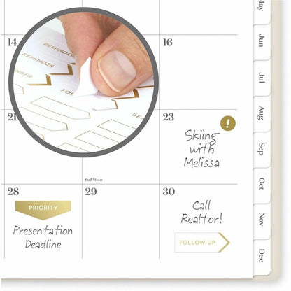 Cambridge WorkStyle Focus Planner - Weekly, Monthly - 12 Month - January 2027 to December 2027 - 7" x 8 3/4" Sheet Size 