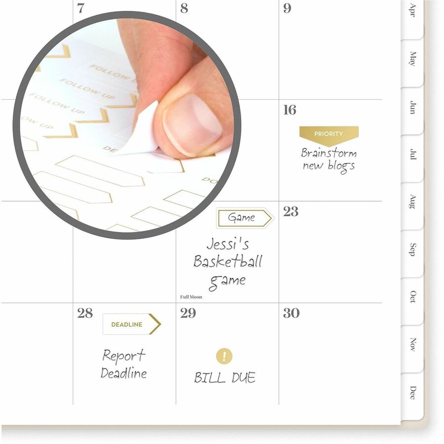 At-A-Glance WorkStyle Focus Planner - Weekly, Monthly - 12 Month - January 2027 to December 2027 - Letter - 8 1/2" x 11"