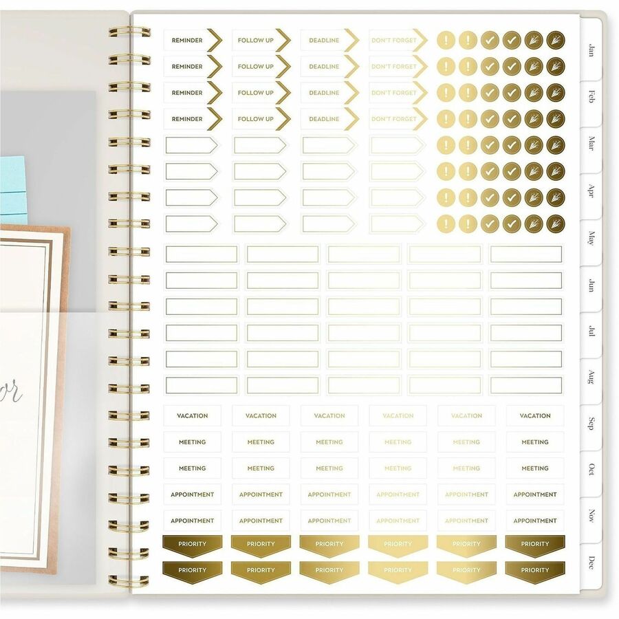 At-A-Glance WorkStyle Focus Planner - Weekly, Monthly - 12 Month - January 2027 to December 2027 - Letter - 8 1/2" x 11"