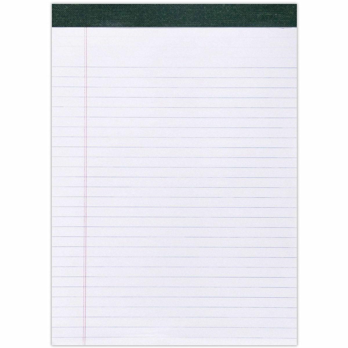 Roaring Spring Recycled Legal Pads - 40 Sheets - 80 Pages - Stapled/Tapebound - Both Side Ruling Surface - Wide Ruled Fr