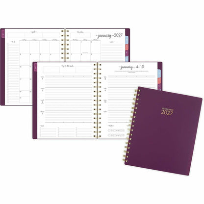 At-A-Glance Harmony Weekly/Monthly Planner - Weekly, Monthly - 13 Month - January 2027 to January 2028 - 7" x 8 3/4" She
