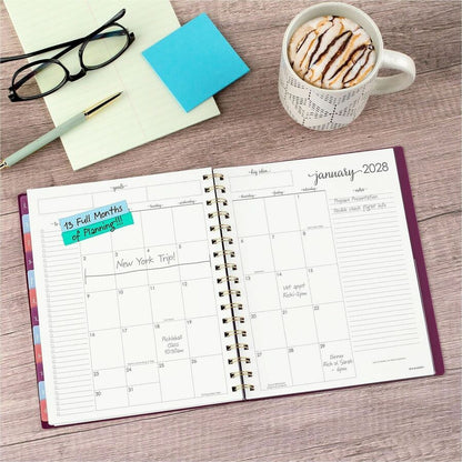 At-A-Glance Harmony Weekly/Monthly Planner - Weekly, Monthly - 13 Month - January 2027 to January 2028 - 7" x 8 3/4" She